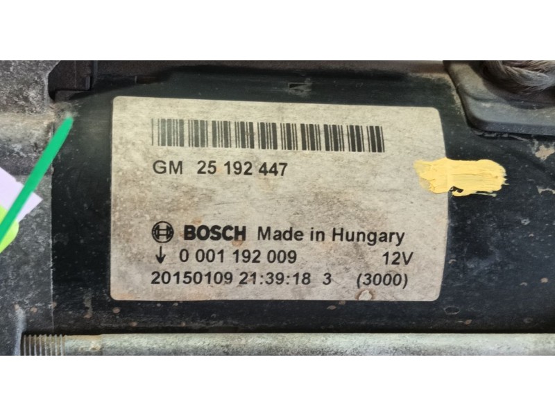 Recambio de motor arranque para opel corsa e (x15) 1.4 (08, 68) referencia OEM IAM   