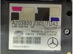 Recambio de luz interior delantera central para mercedes-benz clase c (w203) c 220 cdi (203.006) referencia OEM IAM 20382046017D 2