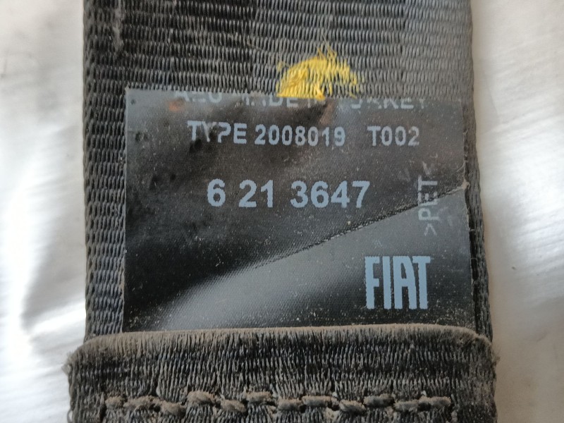 Recambio de cinturon seguridad trasero derecho para fiat doblo autobús (263_) 1.3 d multijet (263axc1a) referencia OEM IAM   