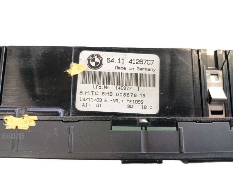 Recambio de mando calefaccion / aire acondicionado para bmw 3 compact (e46) 320 td referencia OEM IAM   