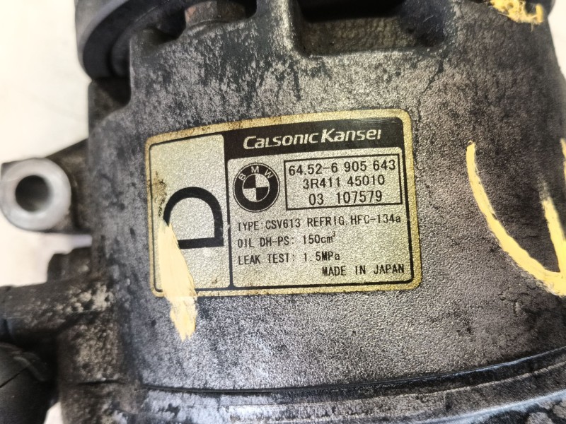 Recambio de compresor aire acondicionado para bmw 3 compact (e46) 320 td referencia OEM IAM 64529145353 / 64526905643  