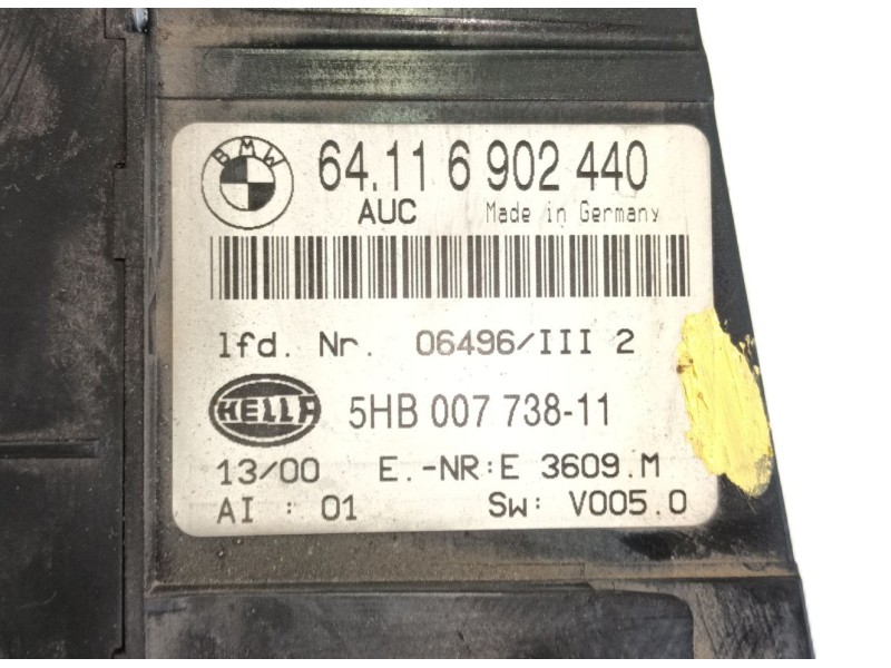 Recambio de mando calefaccion / aire acondicionado para bmw 3 (e46) 320 d referencia OEM IAM   