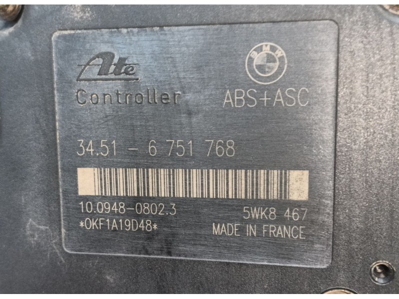 Recambio de abs para bmw 3 (e46) 320 d referencia OEM IAM 34516756287  