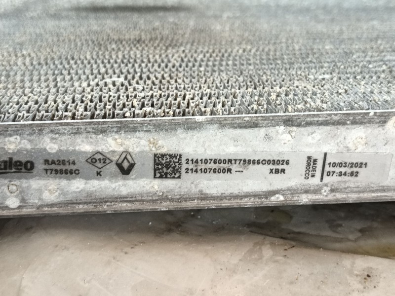 Recambio de radiador agua para renault express furgoneta/monovolumen 1.5 blue dci 75 (f6aa) referencia OEM IAM   