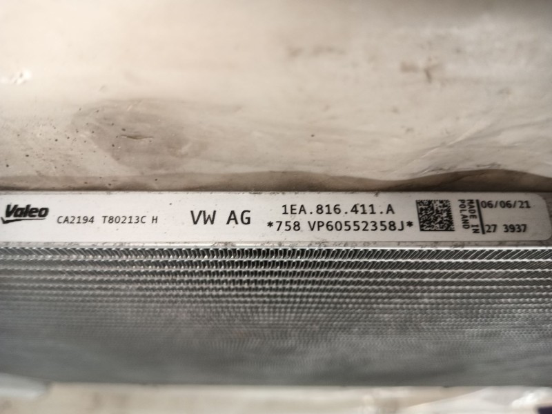 Recambio de condensador / radiador aire acondicionado para volkswagen id.4 (e21) performance referencia OEM IAM 1EA816411A  