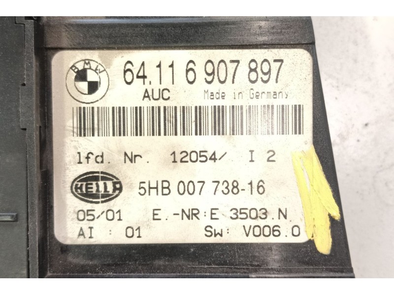 Recambio de mando calefaccion / aire acondicionado para bmw 3 (e46) 320 d referencia OEM IAM   