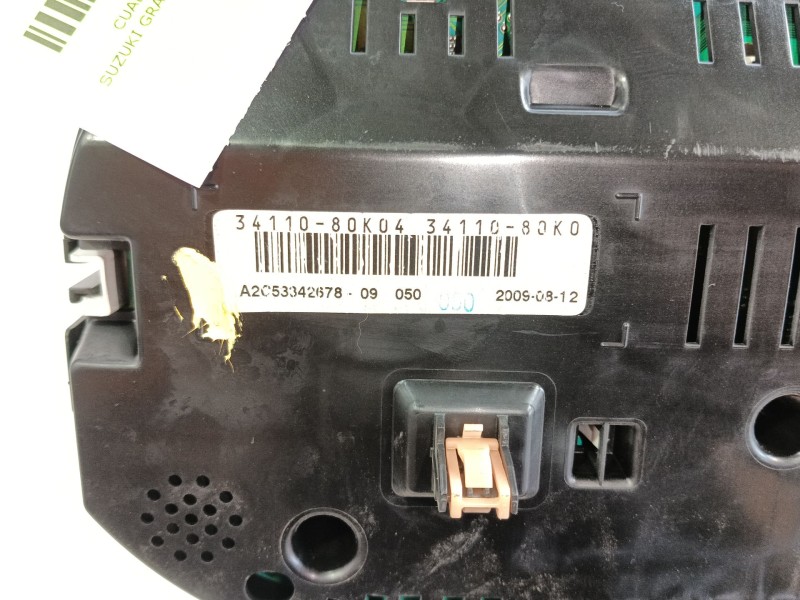 Recambio de cuadro instrumentos para suzuki grand vitara ii (jt, te, td) 1.9 ddis a las 4 ruedas (jt419, td44, jb419wd, jb419xd)