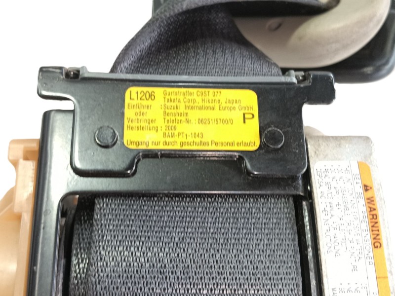 Recambio de cinturon seguridad delantero derecho para suzuki grand vitara ii (jt, te, td) 1.9 ddis a las 4 ruedas (jt419, td44, 