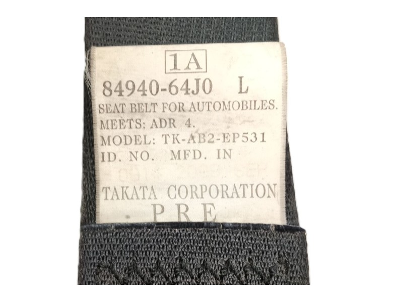 Recambio de cinturon seguridad delantero izquierdo para suzuki grand vitara ii (jt, te, td) 1.9 ddis a las 4 ruedas (jt419, td44