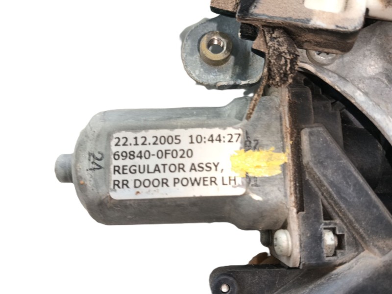 Recambio de elevalunas trasero izquierdo para toyota corolla verso (zer_, zze12_, r1_) 2.2 d-4d (aur10_) referencia OEM IAM 6984