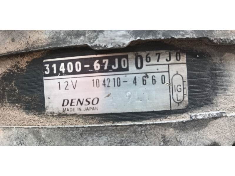 Recambio de alternador para suzuki grand vitara ii (jt, te, td) 1.9 ddis a las 4 ruedas (jt419, td44, jb419wd, jb419xd) referenc