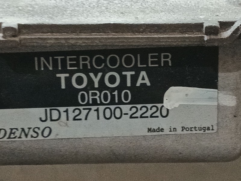 Recambio de intercooler para toyota corolla verso (zer_, zze12_, r1_) 2.2 d-4d (aur10_) referencia OEM IAM 179400R010  