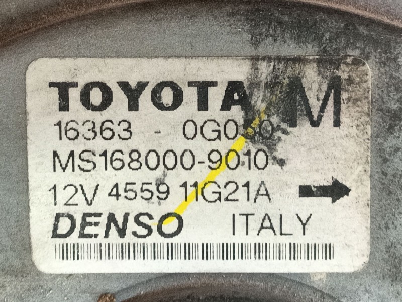 Recambio de electroventilador para toyota corolla verso (zer_, zze12_, r1_) 2.2 d-4d (aur10_) referencia OEM IAM 163630G051  