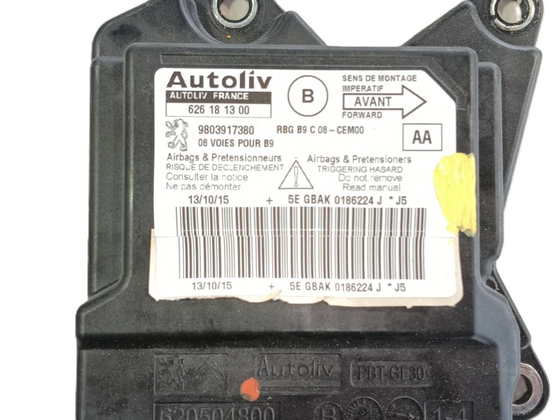 Recambio de centralita airbag para citroën berlingo multispace (b9) 1.6 bluehdi 120 referencia OEM IAM   