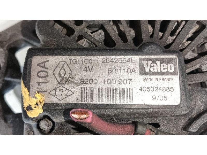 Recambio de alternador para renault megane ii (bm0/1_, cm0/1_) 1.6 16v (bm0c, cm0c) referencia OEM IAM 7701478093 / 7711497095  
