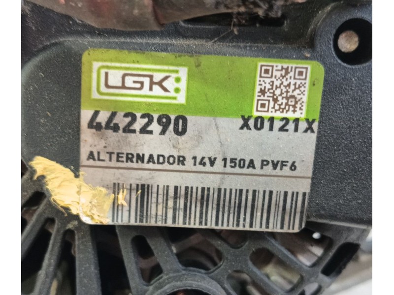 Recambio de alternador para renault megane iii hatchback (bz0/1_, b3_) 1.5 dci referencia OEM IAM 231000026R / 231005018R  