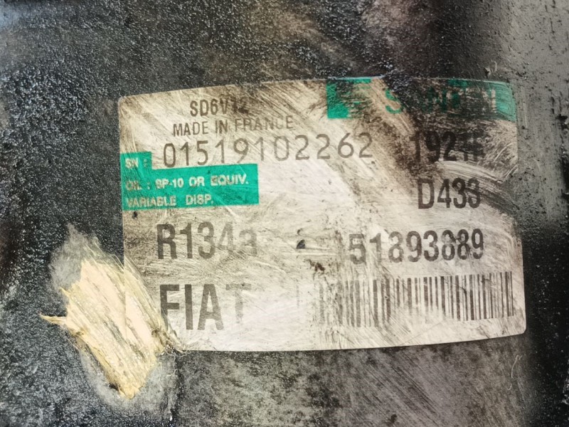 Recambio de compresor aire acondicionado para peugeot bipper (aa_) 1.3 hdi 75 referencia OEM IAM VERE4455 / 1637179180  