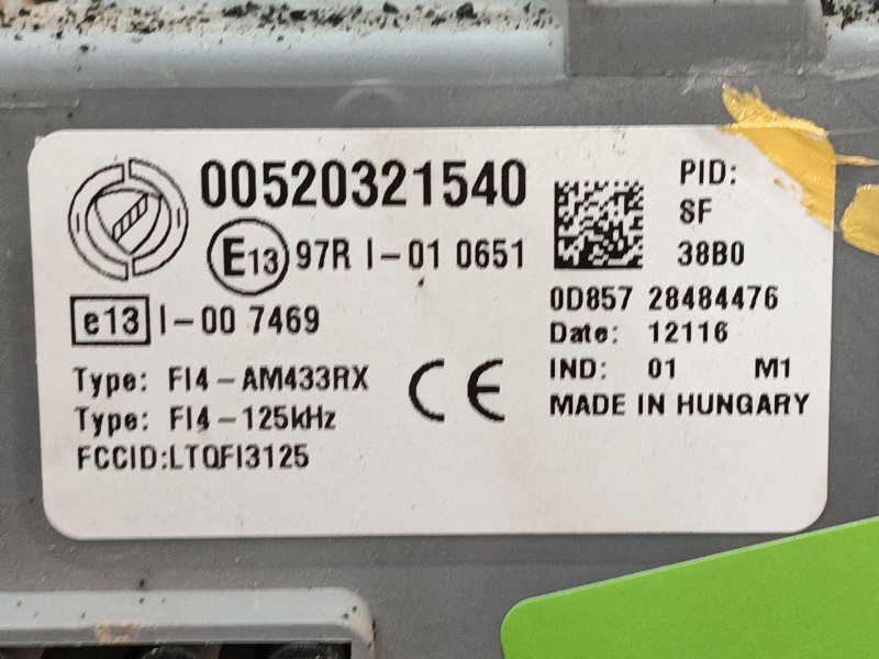 Recambio de caja reles / fusibles para fiat doblo autobús (263_) 1.3 d multijet (263axc1a) referencia OEM IAM   