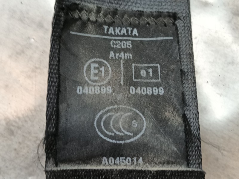Recambio de cinturon seguridad delantero derecho para citroën berlingo multispace (b9) 1.6 bluehdi 120 referencia OEM IAM 980255