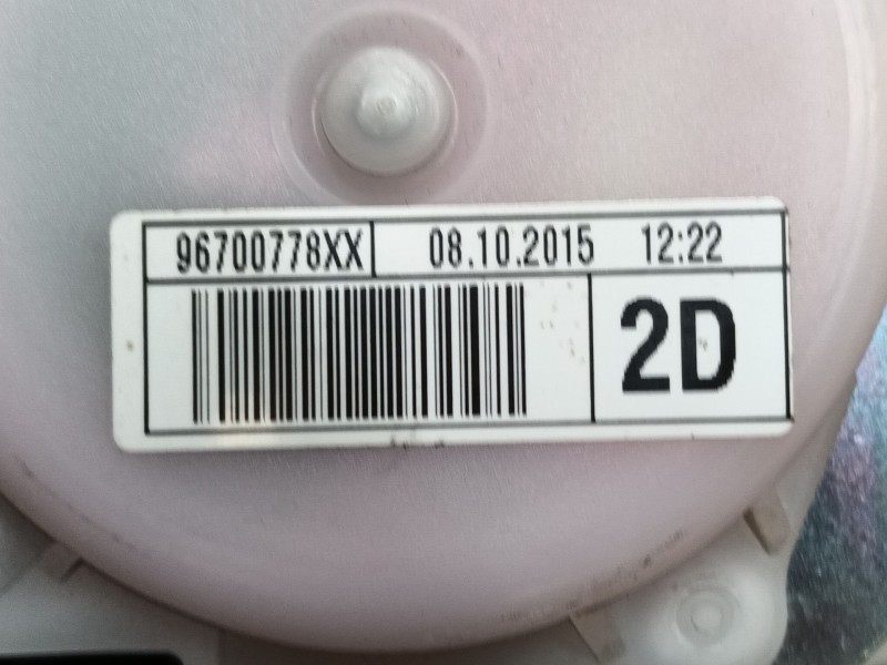 Recambio de cinturon seguridad delantero derecho para citroën berlingo multispace (b9) 1.6 bluehdi 120 referencia OEM IAM 980255