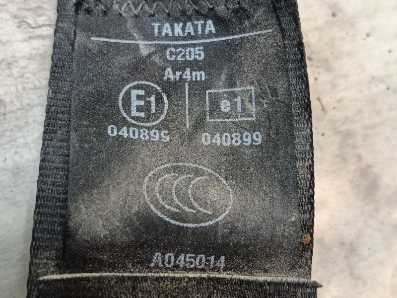 Recambio de cinturon seguridad trasero izquierdo para citroën berlingo multispace (b9) 1.6 bluehdi 120 referencia OEM IAM 8975QS