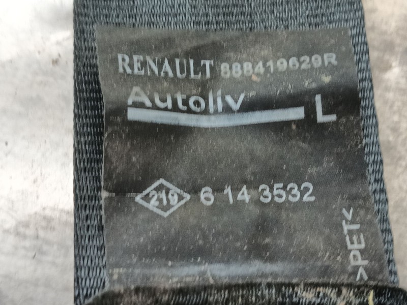 Recambio de cinturon seguridad trasero izquierdo para renault clio iv (bh_) 1.5 dci 90 referencia OEM IAM 888418062R 888419629R 