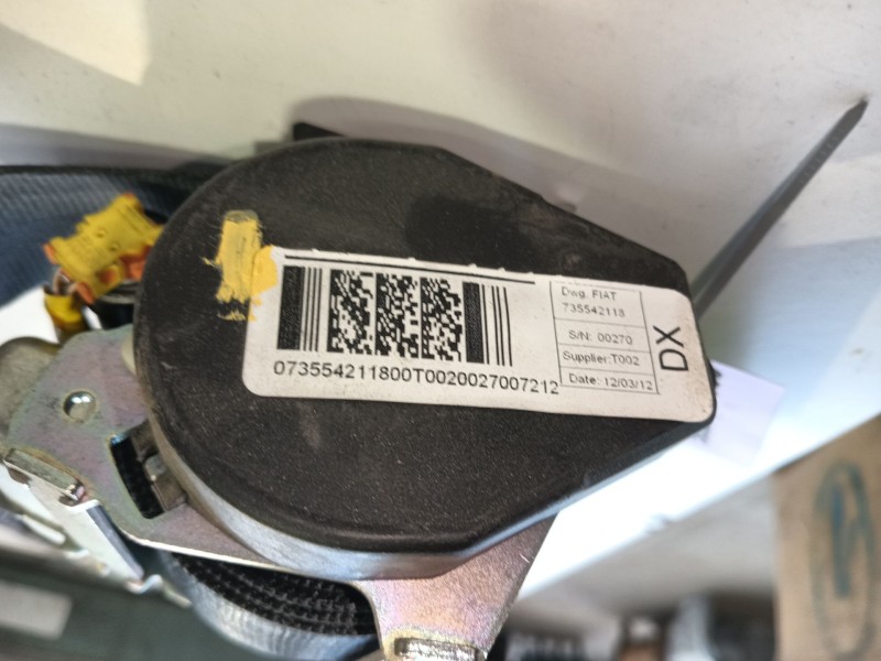 Recambio de cinturon seguridad delantero derecho para peugeot bipper (aa_) 1.3 hdi 75 referencia OEM IAM 8975FE  