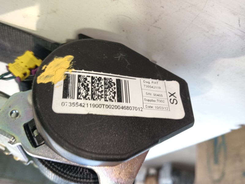 Recambio de cinturon seguridad delantero izquierdo para peugeot bipper (aa_) 1.3 hdi 75 referencia OEM IAM 8975FF  