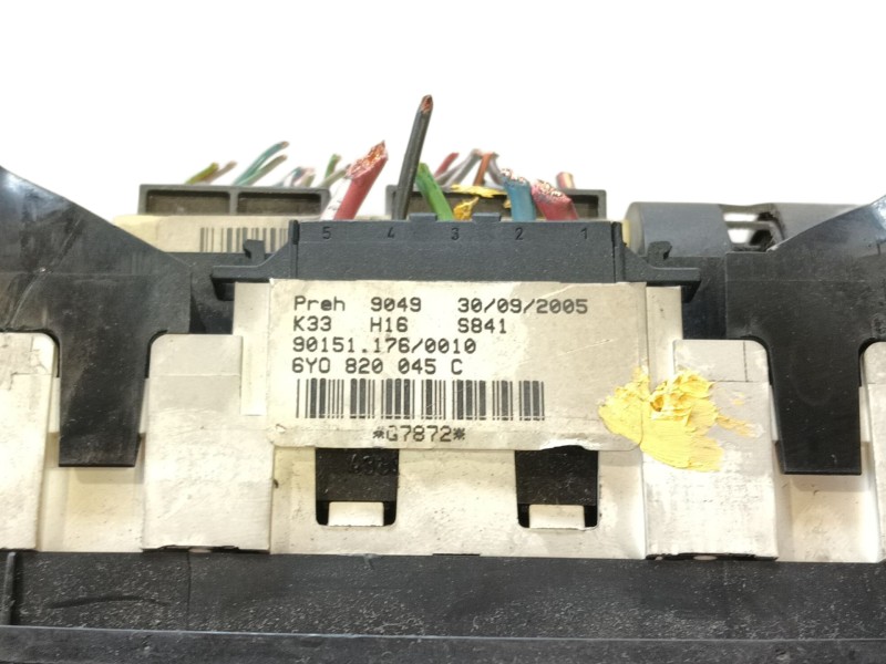 Recambio de mando calefaccion / aire acondicionado para skoda fabia i (6y2) 1.9 tdi referencia OEM IAM  6Y0820045C 