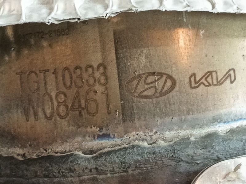 Recambio de catalizador para kia niro (c5p11) 1.6 hev referencia OEM IAM   