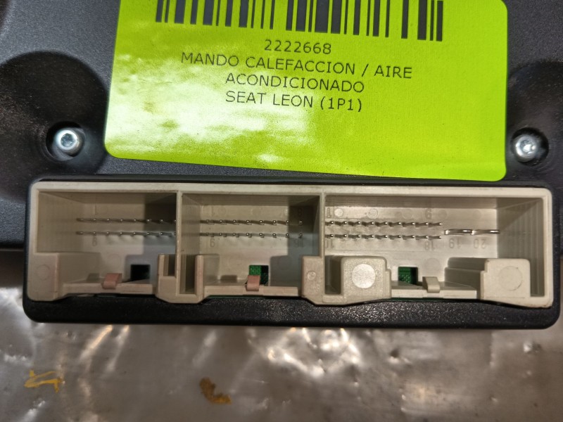 Recambio de mando calefaccion / aire acondicionado para seat leon (1p1) 1.9 tdi referencia OEM IAM   