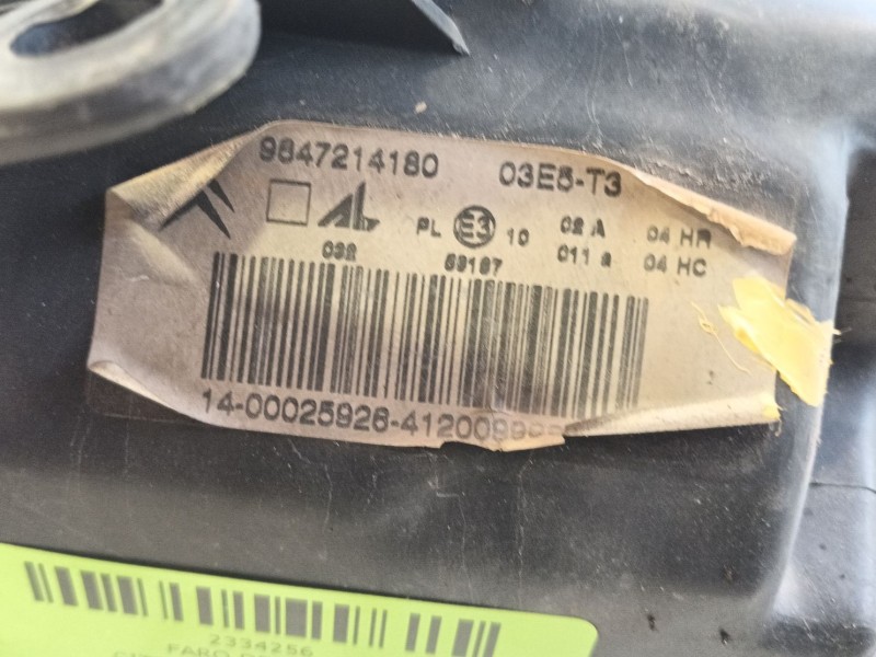Recambio de faro derecho para citroën c3 i (fc_, fn_) 1.4 i referencia OEM IAM   