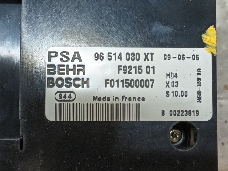 Recambio de mando calefaccion / aire acondicionado para citroën xsara picasso (n68) 1.6 hdi referencia OEM IAM   