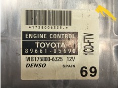 Recambio de centralita motor uce para toyota avensis (_t25_) 2.0 d-4d (cdt250_) referencia OEM IAM    2