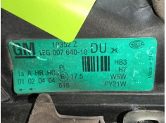Recambio de faro izquierdo para opel astra g coupé (t98) 1.8 16v (f07) referencia OEM IAM 93175723 / VERE0593   2