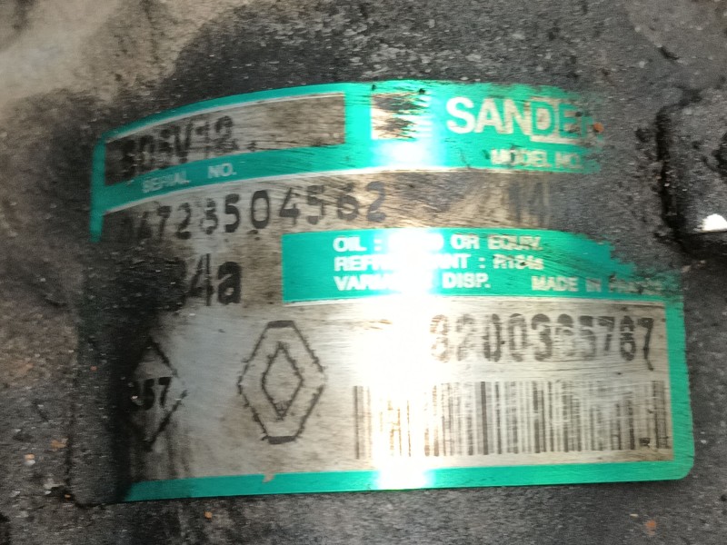 Recambio de compresor aire acondicionado para renault modus / grand modus (f/jp0_) 1.5 dci (fp0d, jp0d) referencia OEM IAM 77114