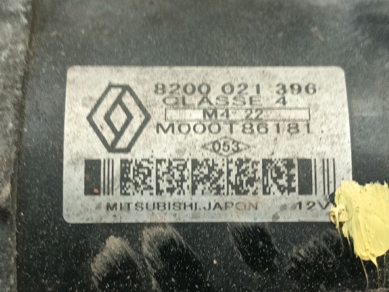 Recambio de motor arranque para renault modus / grand modus (f/jp0_) 1.5 dci (fp0d, jp0d) referencia OEM IAM 7711134730 / 820058