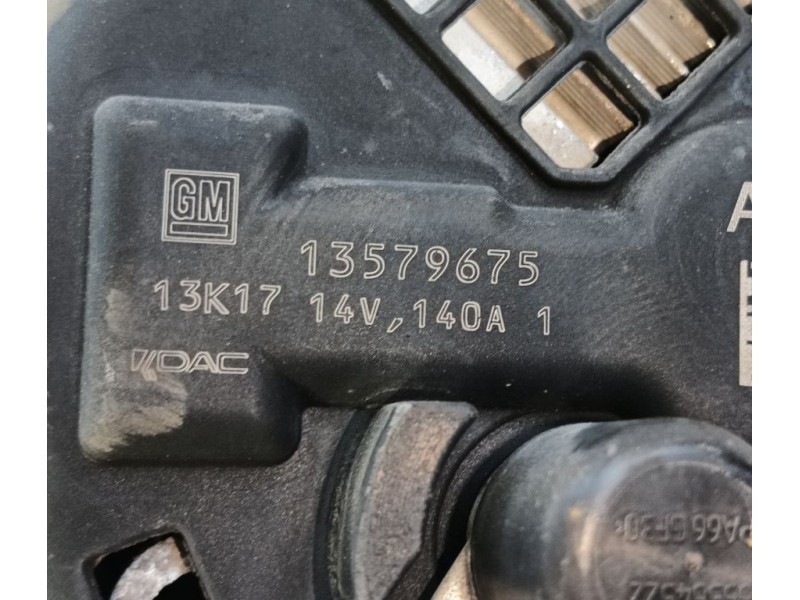 Recambio de alternador para opel astra j sedán 1.7 cdti (69) referencia OEM IAM 13579675  
