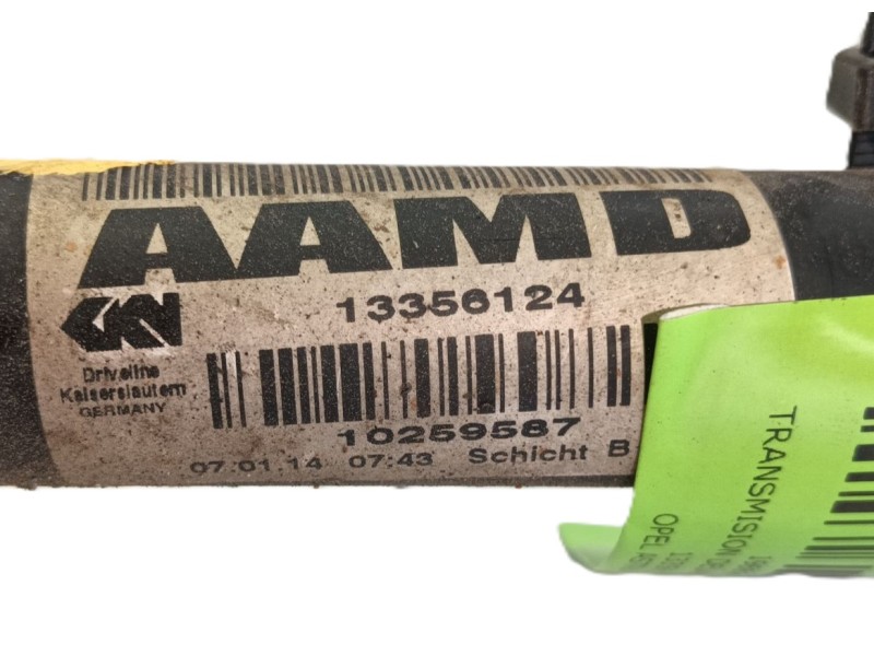 Recambio de transmision delantera derecha para opel astra j sedán 1.7 cdti (69) referencia OEM IAM 13356124  