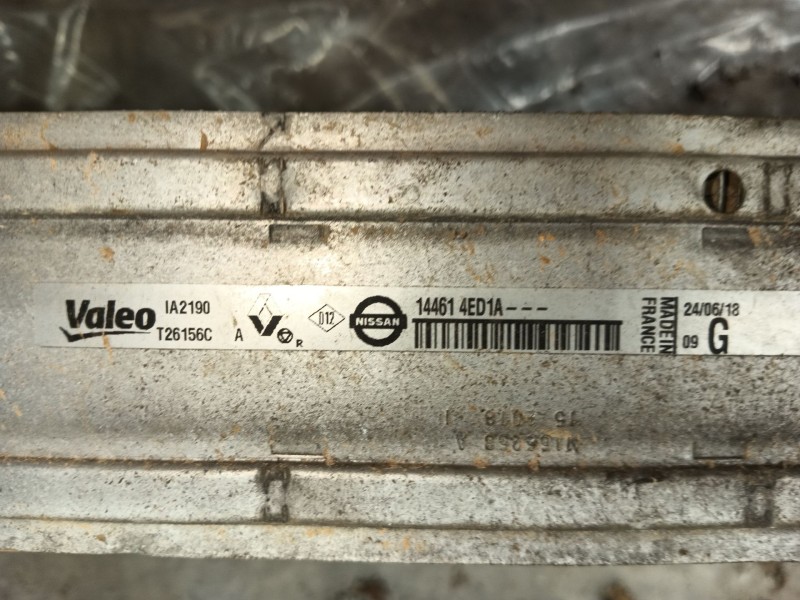 Recambio de intercooler para nissan qashqai ii (j11, j11_) 1.2 dig-t referencia OEM IAM   