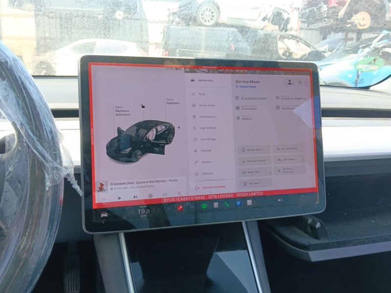Recambio de cuadro instrumentos para tesla model 3 ev awd referencia OEM IAM   