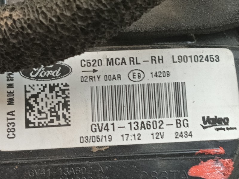 Recambio de piloto trasero derecho interior para ford kuga ii (dm2) 2.0 tdci referencia OEM IAM 2290290 L90102453 