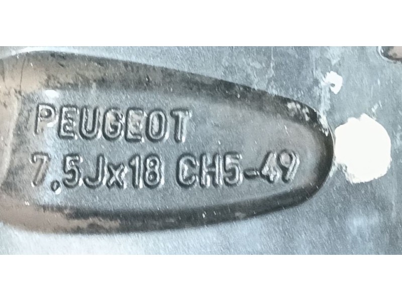 Recambio de llanta para peugeot 3008 ii suv (mc_, mr_, mj_, m4_) 1.6 bluehdi 120 referencia OEM IAM   