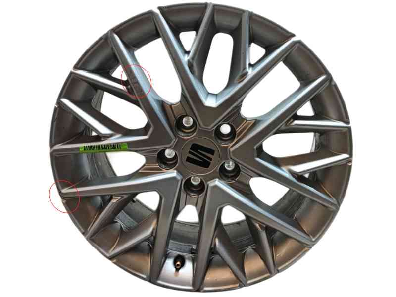 Recambio de llanta para seat ibiza v (kj1, kjg) 1.0 tsi referencia OEM IAM  6.5Jx16 ET47