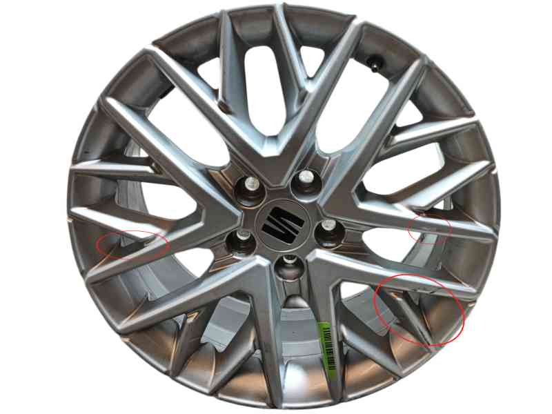 Recambio de llanta para seat ibiza v (kj1, kjg) 1.0 tsi referencia OEM IAM  6.5Jx16 ET47
