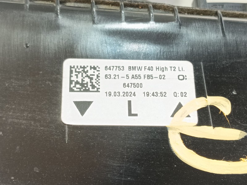 Recambio de piloto trasero izquierdo interior para bmw 1 (f40) 118 d referencia OEM IAM 63217450651  