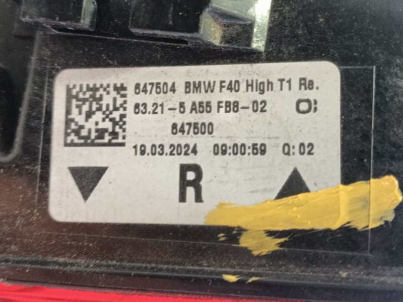Recambio de piloto trasero derecho para bmw 1 (f40) 118 d referencia OEM IAM 63217450644  
