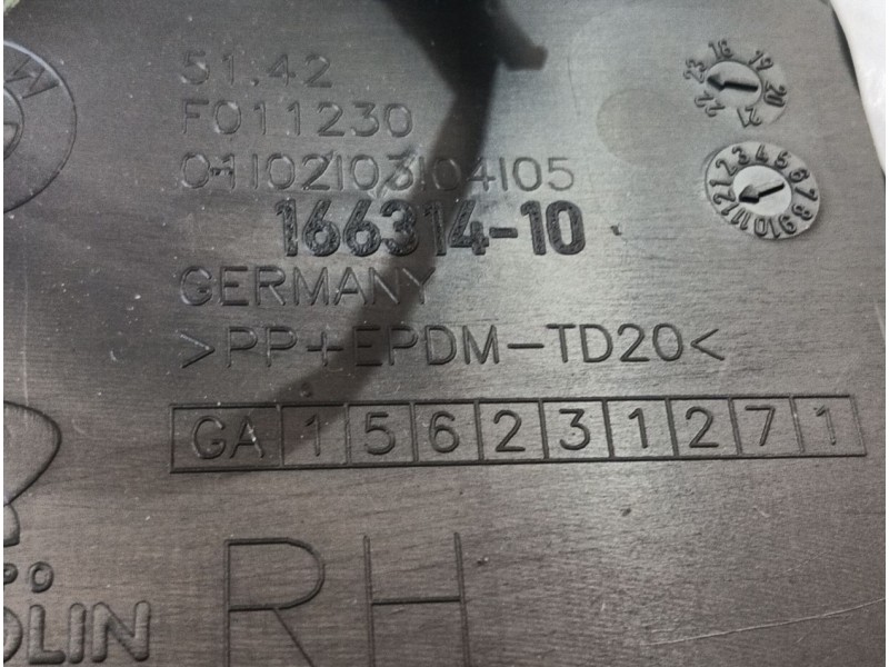 Recambio de guarnecido puerta trasera derecha para bmw 1 (f40) 118 d referencia OEM IAM   