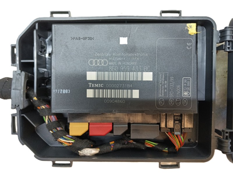 Recambio de modulo electronico para audi a4 b6 (8e2) 1.9 tdi referencia OEM IAM 8E0959433BD 00002731B4 