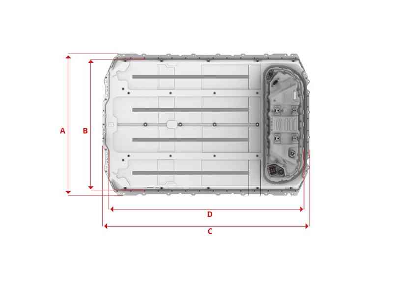 Recambio de bateria para tesla model y ev a las 4 ruedas referencia OEM IAM 170001200B 152619301B 